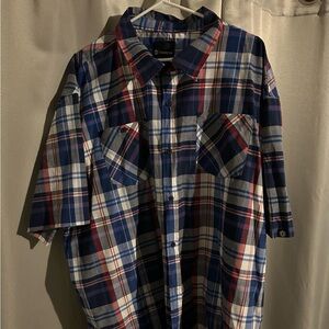 Men's Big & Tall short sleeve button down